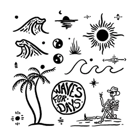 beach tattoos lemoshato tetovalas kamutetko