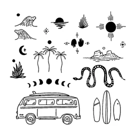 beach tattoos lemoshato tetovalas kamutetko