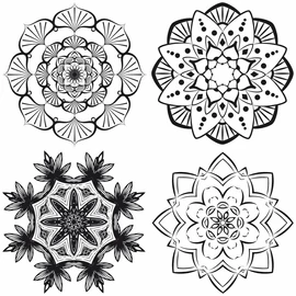 Mandala tetoválás csomag