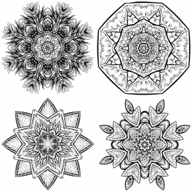 Mandala tetoválás csomag