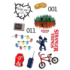 kamutetkó lemosható tetoválás stranger things