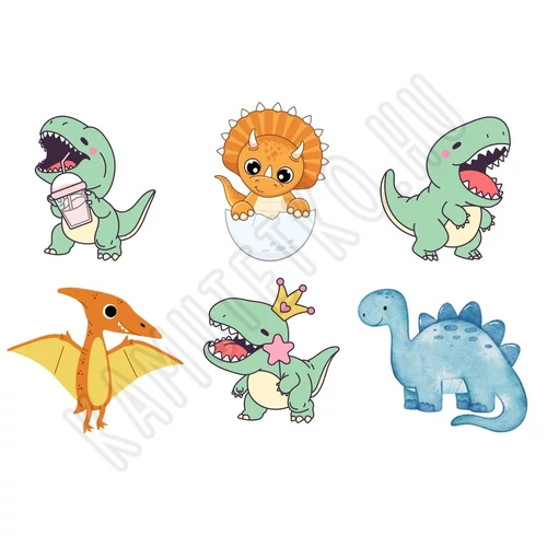 Lemosható gyerektetoválás csomag - Dinoszaurusz