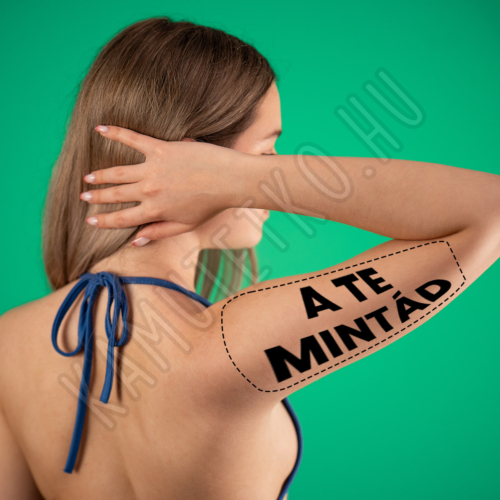 normál alkar méretű egyedi lemosható ideiglenes tetoválás kamutetkó