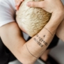 Kép 1/4 - normál méretű egyedi lemosható ideiglenes tetoválás kamutetkó