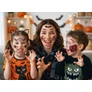 Kép 2/2 - Halloween arc és nyak lemosható tetoválás inspiráció