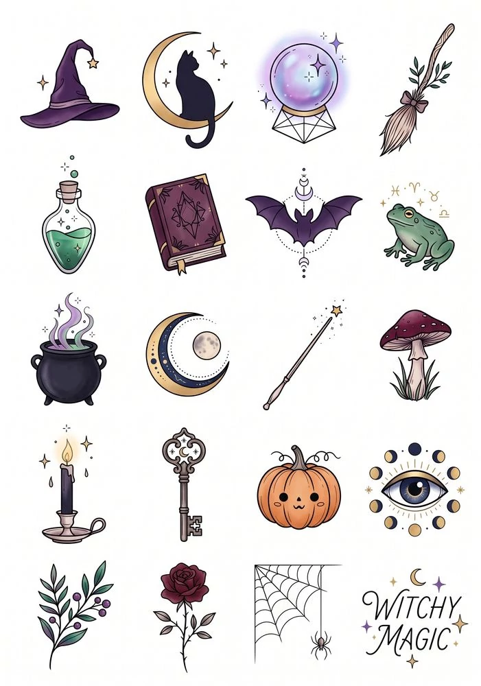 Halloween - Pakk - Minimalista Rajz - 8