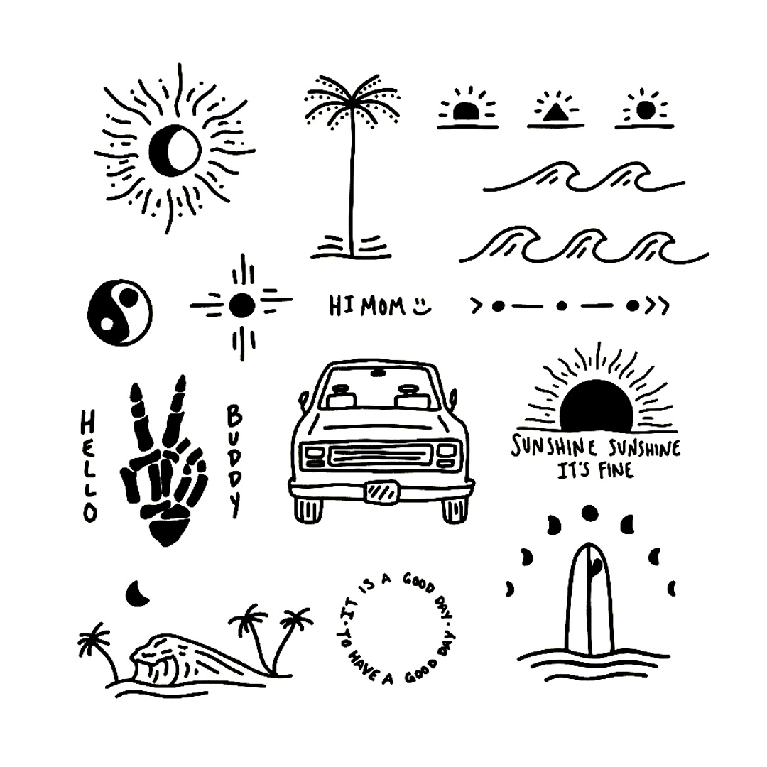 Beach Tattoos - 1
